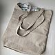 Shopping bag made of linen with a Butterfly lining'. Shopper. Mochalka.. My Livemaster. Фото №6