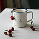 Order Retro marine mug, handmade ceramics. JaneCeramics. Livemaster. . Mugs and cups Фото №3