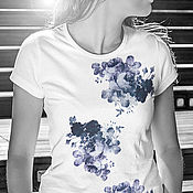 Одежда handmade. Livemaster - original item T-Shirt Grunge Roses. Handmade.