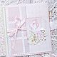 Альбом для девочки. Подарки для новорожденных. Мария Скрапбукинг. Ярмарка Мастеров.  Фото №6