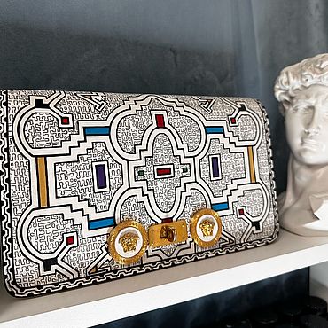 Сумка с росписью,Versace. . Сумки ручной работы - Ярмарка Мастеров Сумки ручной работы. Ярмарка Мастеров - ручная работа Сумка с росписью,Versace. Handmade.