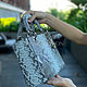 Elegant bag made of Python skin. Classic Bag. exotiqpython. My Livemaster. Фото №4