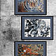 Painting with a squirrel. Mixed media graphics. Pictures. Pictures for the soul (RozaSavinova). My Livemaster. Фото №4