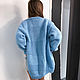 Blue cardigan for women. Cardigans. SHAPAR - knitting clothes. Online shopping on My Livemaster.  Фото №2