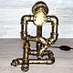 Настольная лампа Робот-мыслитель в стиле Лофт (Loft), Индастриал. Настольные лампы. Индустриальный шик. Ярмарка Мастеров.  Фото №5