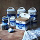 A set of earthenware jars for the kitchen, Vintage kitchen utensils, St. Petersburg,  Фото №1