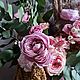 Композиция из стабилизированных цветов. Композиции. Romashka_Decor_ Букеты из сухоцветов. Интернет-магазин Ярмарка Мастеров.  Фото №2