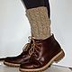 Gaiters are cozy and warm. Leg warmers. Studio Villa-Oliva. Online shopping on My Livemaster.  Фото №2