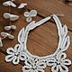Necklace 'Magenta' Vologda lace. Necklace. Chest of gifts. My Livemaster. Фото №4