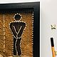 Заказать Paneles: Larguero Art-M/W placa / Restroom sign. eviras-creations. Ярмарка Мастеров. . Signs1 Фото №3
