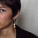 Серьги пусеты цветные. Серьги с жемчугом. Серьги-пусеты. Ksenia Kayacheva (choosejoy) (choosejoy). Интернет-магазин Ярмарка Мастеров.  Фото №2
