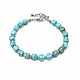 Turquoise bracelet 'Turquoise' natural turquoise bracelet for women. Bead bracelet. Irina Moro. My Livemaster. Фото №4