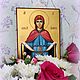 The Intercession of the Most Holy Theotokos .Handwritten icon on gold, Icons, St. Petersburg,  Фото №1