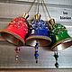 Christmas bells, interior pendant, Interior elements, Schyolkovo,  Фото №1