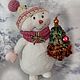 Snowman gift for the New year. Stuffed Toys. Galina Skorobogatova. My Livemaster. Фото №6