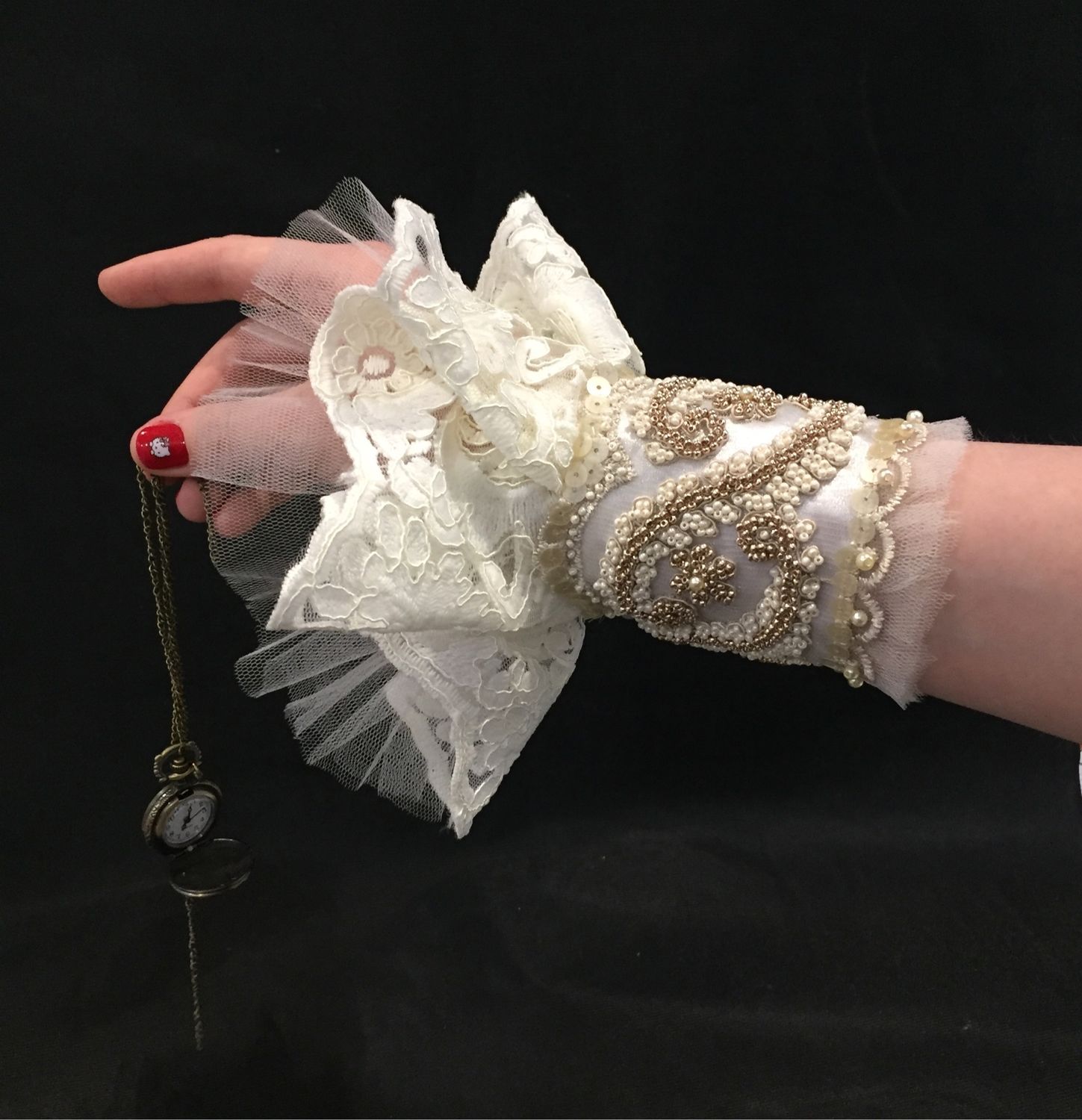 манжеты из органзы. женские манжеты кружевные. съемные манжеты. кружевные манжеты. съемные манжеты.