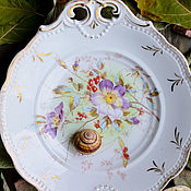 Посуда handmade. Livemaster - original item Antique porcelain dish Krister Porzellan-Manufaktur Silesia 19th century. Handmade.