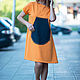 Summer dress with stylish front pocket - DR0224W2. Dresses. EUG fashion. Online shopping on My Livemaster.  Фото №2