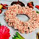 Резинка для волос вязаная из плюшевой пряжи. Резинка для волос. Beauty Knitty. Ярмарка Мастеров.  Фото №7