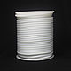 Rubber Cord 3mm White 50cm Silicone Cord Hollow for Necklace, Cords, Solikamsk,  Фото №1