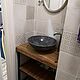 Столешница из массива дерева в ванную. Мебель для ванной. Раковины из натурального камня/слэбы. Ярмарка Мастеров.  Фото №6