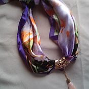 Аксессуары handmade. Livemaster - original item Scarf-Beads-necklace 