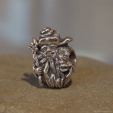 Украшения ручной работы. Ярмарка Мастеров - ручная работа Бусина "Радагаст". Handmade.