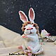 Teddy Animals: rabbit. Teddy Toys. Irina Fedi Toys creations. My Livemaster. Фото №5