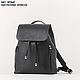 Men's business leather briefcase 'Richard' (Tobacco). Backpacks. DragonBags - Men's accessories. My Livemaster. Фото №8