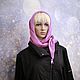 Order Scarf-bactus 'Pink Flamingo' from 100 % cashmere. vsevknit. Livemaster. . Scarves and snoods Фото №3
