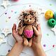hedgehog Soft toy knitted hedgehog with hearts. Stuffed Toys. Irina Shiryaeva. Ярмарка Мастеров.  Фото №6