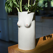 Для дома и интерьера handmade. Livemaster - original item Vase with Breasts. Handmade.