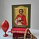 Saint healer Panteleimon Icon on gold with an ark. Icons. svetmiru. My Livemaster. Фото №5