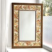Для дома и интерьера handmade. Livemaster - original item Mirror: Painting on ceramic tile oaks. Handmade.