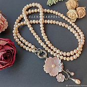 Украшения handmade. Livemaster - original item Necklace with  pearl. Handmade.