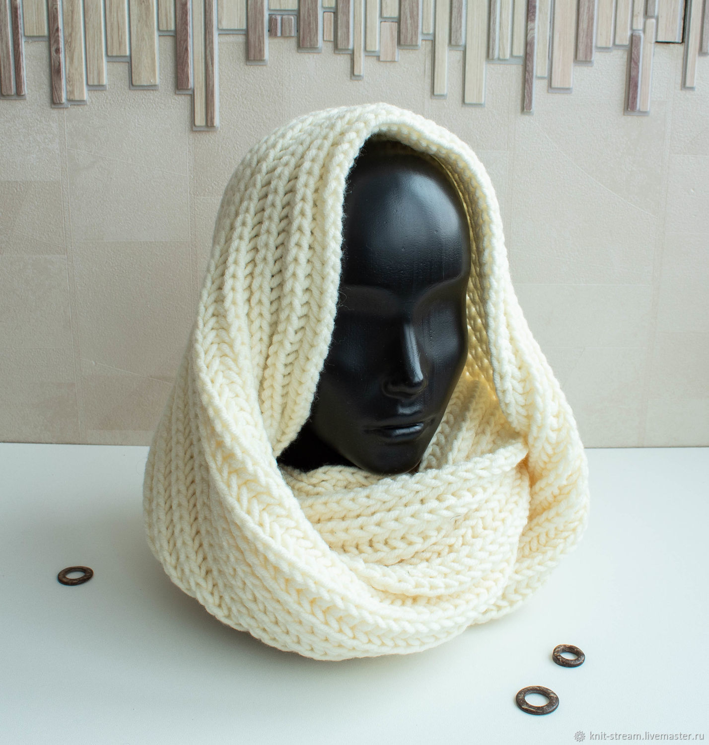 Снуд вязаный купить в интернет-магазине Ярмарка Мастеров по цене 2200 ...
