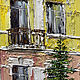 Oil painting City streets in oil. Painting of the city with a palette knife. Pictures. Zabaikalie. My Livemaster. Фото №4