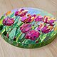 Order The painting tulips 'The Charms of Spring' diam.20 cm. Multicolor Gallery. Livemaster. . Pictures Фото №3