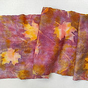Аксессуары handmade. Livemaster - original item Felted scarf for women Autumn mood. Handmade.