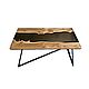 Order Coffee 'table-river' made of slabs of elm. Mebel na zakaz U.LOFT. Livemaster. . Tables Фото №3