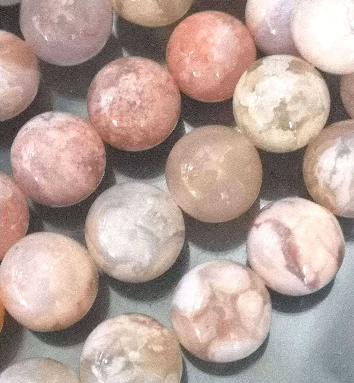 Агат Сакура 15 мм, полнити в интернет-магазине Ярмарка Мастеров по цене ...