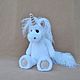 Unicorn made of natural mink fur. Stuffed Toys. Logvinenko. Online shopping on My Livemaster.  Фото №2
