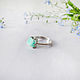 Order Silver ring with amazonite. Zoloto Master. Livemaster. . Rings Фото №3