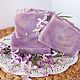 Natural soap from scratch Night beauty purple gifts for women. Soap. soapy fun. My Livemaster. Фото №6