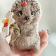 Felted toy hedgehog and Daisy. Felted Toy. Felt toy fromKristina Antropova. Online shopping on My Livemaster.  Фото №2