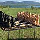 Игровый шахматы ручной работы, Прикольные подарки, Севастополь,  Фото №1