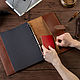 A4 album with adjustable buckle made of genuine leather. Sketchbooks. KullikovCraft. My Livemaster. Фото №4
