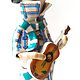 Фарфоровая статуэтка: " Кот - музыкант, с гитарой ". Статуэтки. Styash. Ярмарка Мастеров.  Фото №6
