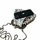 Сумка  МИНИ из натуральной кожи Розы на бежевом. Классическая сумка. Art Clutch.. Ярмарка Мастеров.  Фото №5