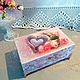 Jewelry Box Lavender Heart. Jewelry storage. Dekupaj from Elen Kor. My Livemaster. Фото №4